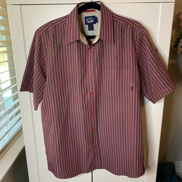Men’s Billabong Plaid Camp Shirt - Picture 1 of 14